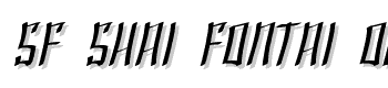 Sf-Shai-Fontai-Oblique font